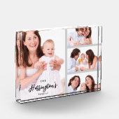 Custom 4 Family Photos Collage Rectangle Frame Fotoblock (Links)