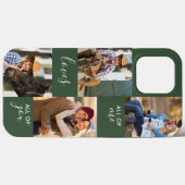 Custom 4 Foto Alle Lieben von mir Alle Grün Case-Mate iPhone Hülle (Rückseite (Horizontal))