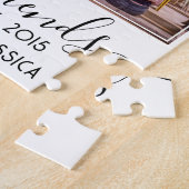 Custom 4 Foto Collage Best Friends BESTE FREUNDIN Puzzle (Seite)