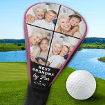 Custom 4 Foto Collage BEST GRANDMA BY PAR Golf Headcover<br><div class="desc">Best Oma By Par ... Zwei Ihrer Lieblingssachen, Golf und Ihre Enkel ! Jetzt kannst du sie mitnehmen, während du 18 Löcher spielst. Das ideale Geschenk für die golfliebende Oma in Ihrem Leben: ein personalisierter Golfkopffe mit moderner Drehung! Dieses Cover enthält den Satz "Beste Oma von Par" und kann weitere...</div>