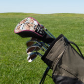 Custom 4 Foto Collage BEST GRANDMA BY PAR Golf Headcover (In SItu)