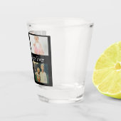 Custom 4 Foto Collage Beste Opa je Schnapsglas (Rechts)