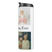 Custom 4 Foto Collage Beste Opa je Thermosbecher (Nach rechts gedreht)