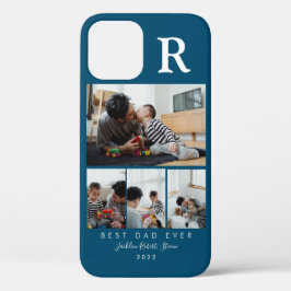 Custom 4 Foto Collage Bester Vater je Mit Monogram Case-Mate iPhone Hülle
