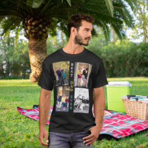 Custom 4 Foto Collage Bester Vater je Vatertag