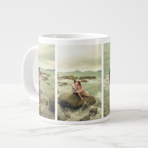 Custom 4 Foto Collage Coffee Tasse