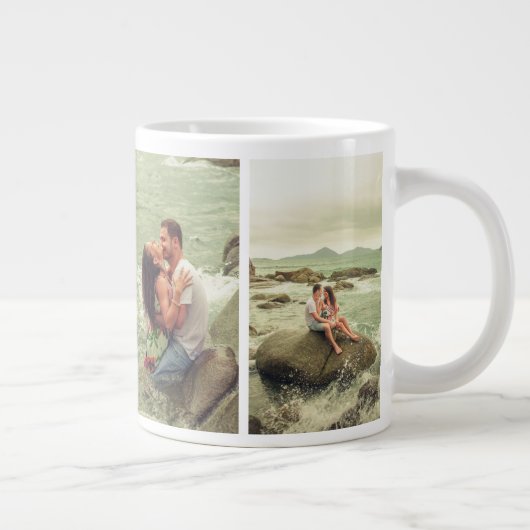 Custom 4 Foto Collage Coffee Tasse (Rechts)