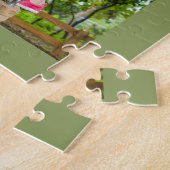 Custom 4 Foto Collage Green Best Stepdad je Puzzle (Seite)