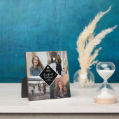 Custom 4 Foto Collage Grid moderne Absolventen Fotoplatte (InSitu)