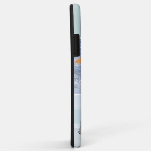 Custom 4 Foto Collage mit positivem Zitat Seafoam Case-Mate iPhone Hülle (Hinten/Rechts)