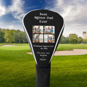 Custom 4 Foto sammelt Bonus Vater Väter Tag Golf Headcover