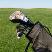 Custom 4 FotoCollage Beste GRANDPA Par Golf Headcover (In SItu)