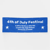 Custom 4. Juli Celebration Banner (Horizontal)