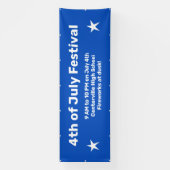 Custom 4. Juli Celebration Banner (Vertikal)