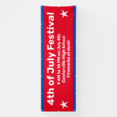 Custom 4. Juli Celebration Banner (Vertikal)
