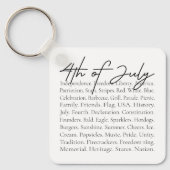 Custom 4. Juli Schlüsselanhänger, USA Patriotic Gi Schlüsselanhänger (Vorderseite)