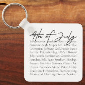 Custom 4. Juli Schlüsselanhänger, USA Patriotic Gi Schlüsselanhänger (Vorderseite)