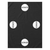 Custom 4 Logo Company Business Restaurant Promo  Tischdecke (Vorderseite)