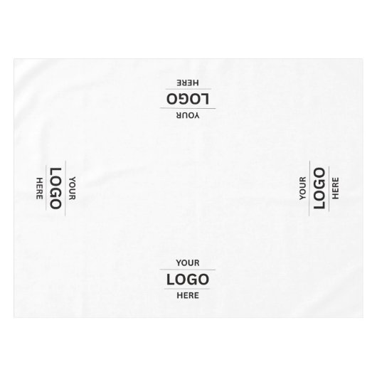 Custom 4 Logo Company Business Restaurant Promotio Tischdecke (Vorderseite (Horizontal))