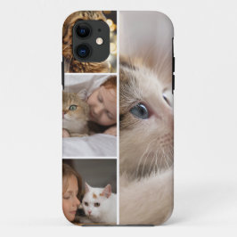 Custom 4 Photo Collage Case-Mate iPhone 11 Case