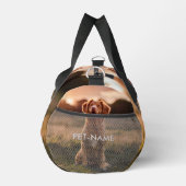 Custom 4 Photo Collage Pet Dog 4 Name Picture On Duffle Bag (Rechts)