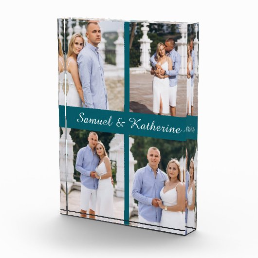 Custom 4 Photo Collage Script Names Photo Block (Rechts)