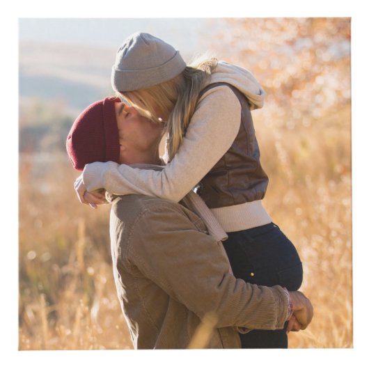 Custom 4 Picture You are the one Romantic Foto Würfel (Vorderseite)