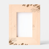 Custom 4" x 6" Portrait, FrameStyle: natürlich Geätzte Rahmen (Vorderseite)