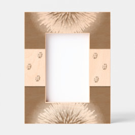 Custom 4" x 6" Portrait, FrameStyle: natürlich Geätzte Rahmen