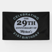 Custom 50. Geburtstag Spaß Banner (Horizontal)