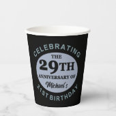 Custom 50. Geburtstag Spaß Pappbecher (Vorderseite)