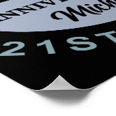 Custom 50. Geburtstag Spaß Poster (Ecke)