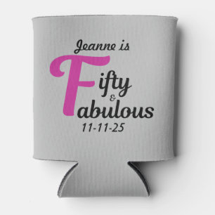 Custom 50 und Fabulous Happy 50 Geburtstag Dosenkühler