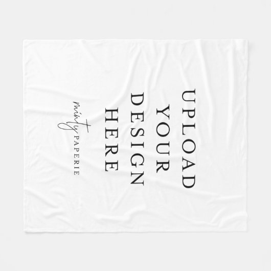 Custom 50" x 60" Fleece Blanket, Medium (Vorderseite (Horizontal))