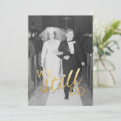 Custom 56. Hochzeitstag Foto wir noch tun Einladung (Stehend Vorderseite)