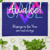 Custom 5782 Hebräisches neues Jahr Geschirrtuch (Gefaltet)