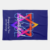 Custom 5782 Hebräisches neues Jahr Geschirrtuch (Horizontal)