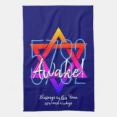 Custom 5782 Hebräisches neues Jahr Geschirrtuch (Vertikal)