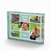 Custom 5 Foto Collage Family Pet Foto Block (Rechts)