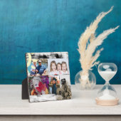 Custom 5 Fotos Schwarz/Weiß Abstrakte Blume Fotoplatte (InSitu)