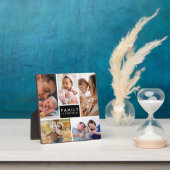 Custom 5 Photo Collage Family Is Everything Quote Fotoplatte (InSitu)