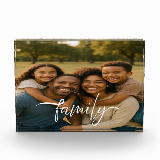 Custom 5" x 7" Acrylic Photo Block (Vorderseite)