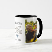 Custom 5Foto Süßes Erinnerungen Geschenk für Großv Tasse (VorderseiteRechts)