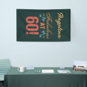 Custom 60. Geburtstag Fabulous Banner (Messeveranstaltung)