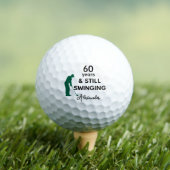 Custom 60. Geburtstag Funny Still Swinging Golfball (Insitu T-Shirt)