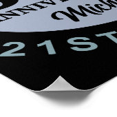 Custom 60. Geburtstag Spaß Poster (Ecke)