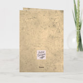 Custom 60. Geburtstag Vintag Cheers bis 60 Jahre Karte (Rückseite)