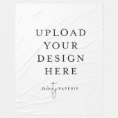 Custom 60" x 80" Fleece Blanket, Large (Vorderseite)