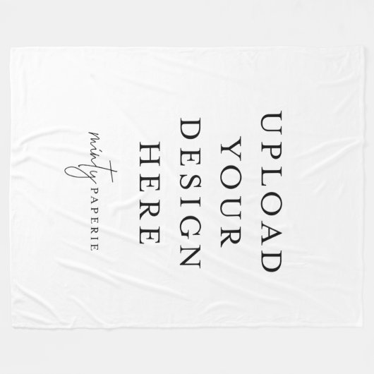 Custom 60" x 80" Fleece Blanket, Large (Vorderseite (Horizontal))