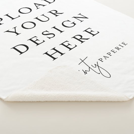 Custom 60" x 80" Sherpa Blanket, Large Sherpadecke (3/4)